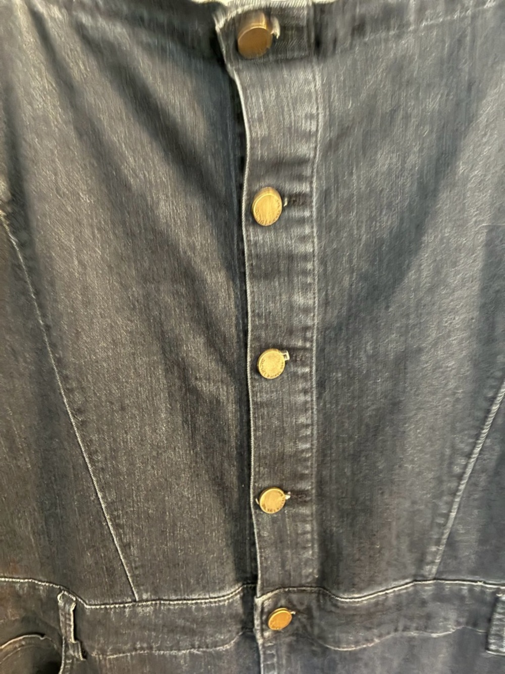 RACHEL Rachel Roy Dark Blue Denim Dress - Picture 2 of 5